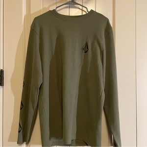 Volcom green long sleeve men’s medium